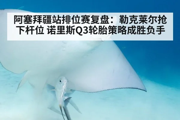 阿塞拜疆站排位赛复盘:勒克莱尔抢下杆位 诺里斯Q3轮胎策略成胜负手